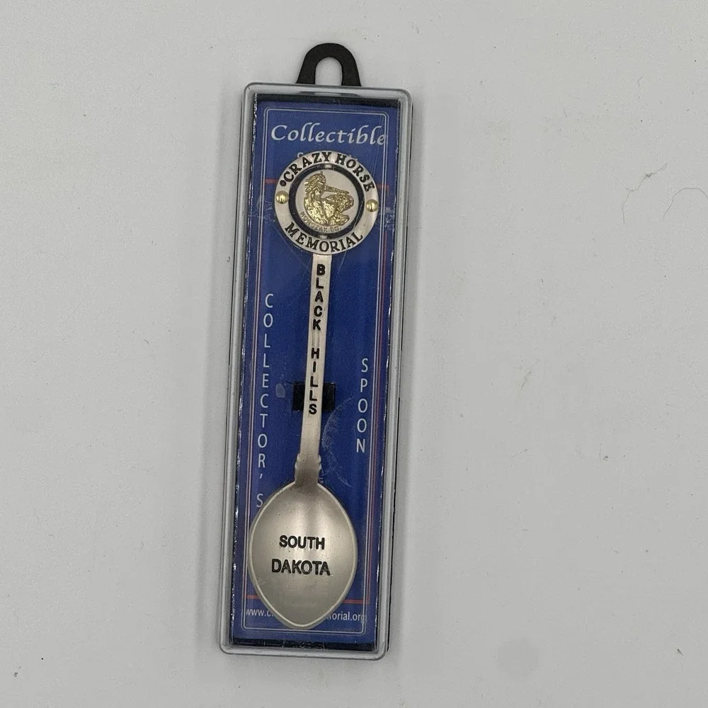 Crazy Horse Memorial South Dakota Collector‎ Souvenir Spoon In Protective Case
